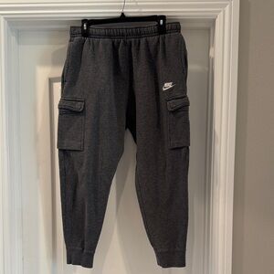 Nike Men’s Charcoal Cargo Joggers